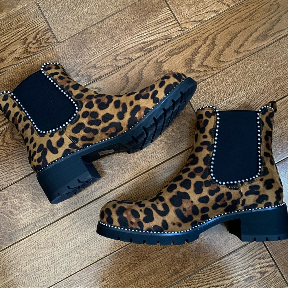 Leopard booties